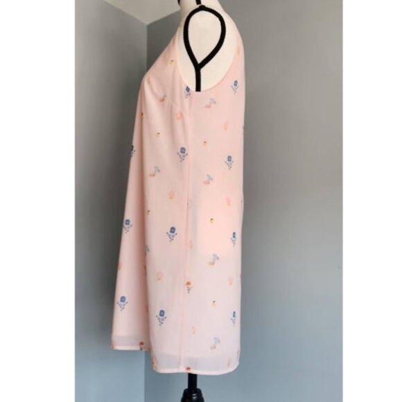 Twik & Estee Preda Floral Pink Mini Dress Size US M - Picture 2 of 8
